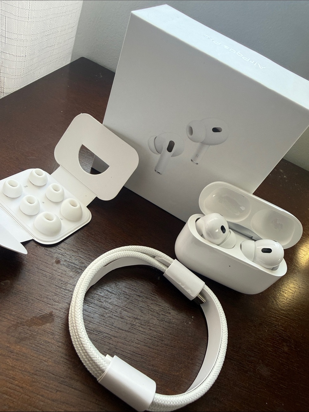 Wireless Bluetooth Earbuds 2nd Generation with Charging Case – White